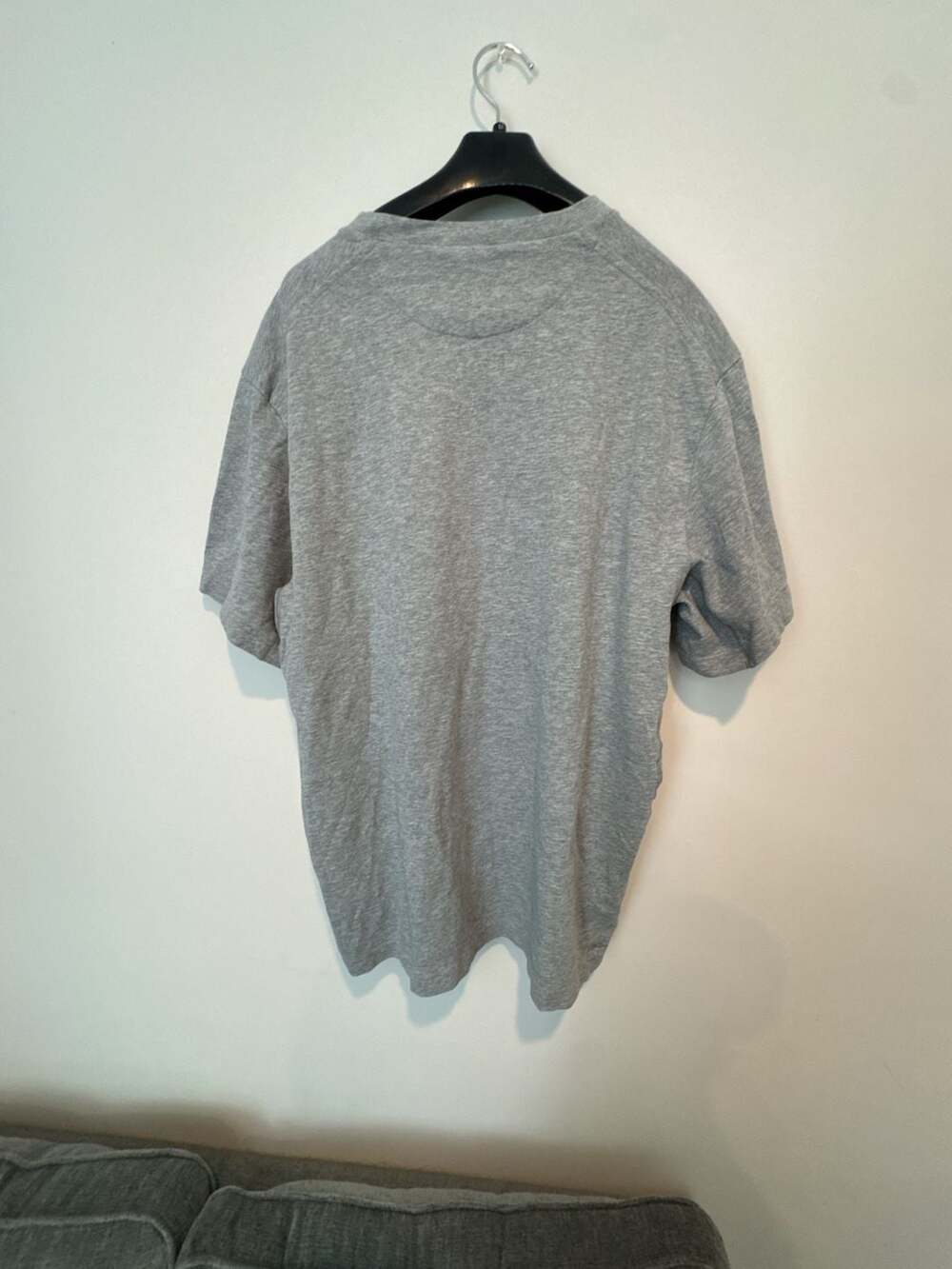 Nike Dri-Fit Heather Gray Small Swoosh Logo T-Shirt Size XL - Picture 6 of 6